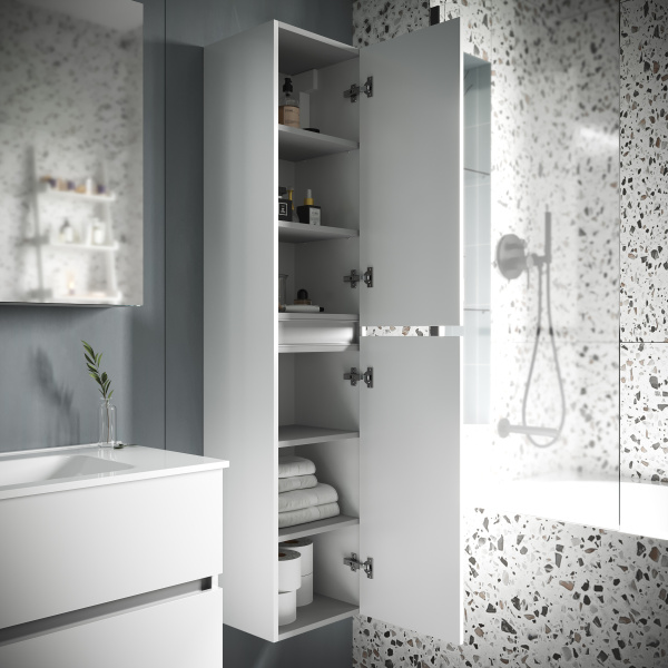 Шкаф-пенал Sancos  Urban PUR35W белый глянец